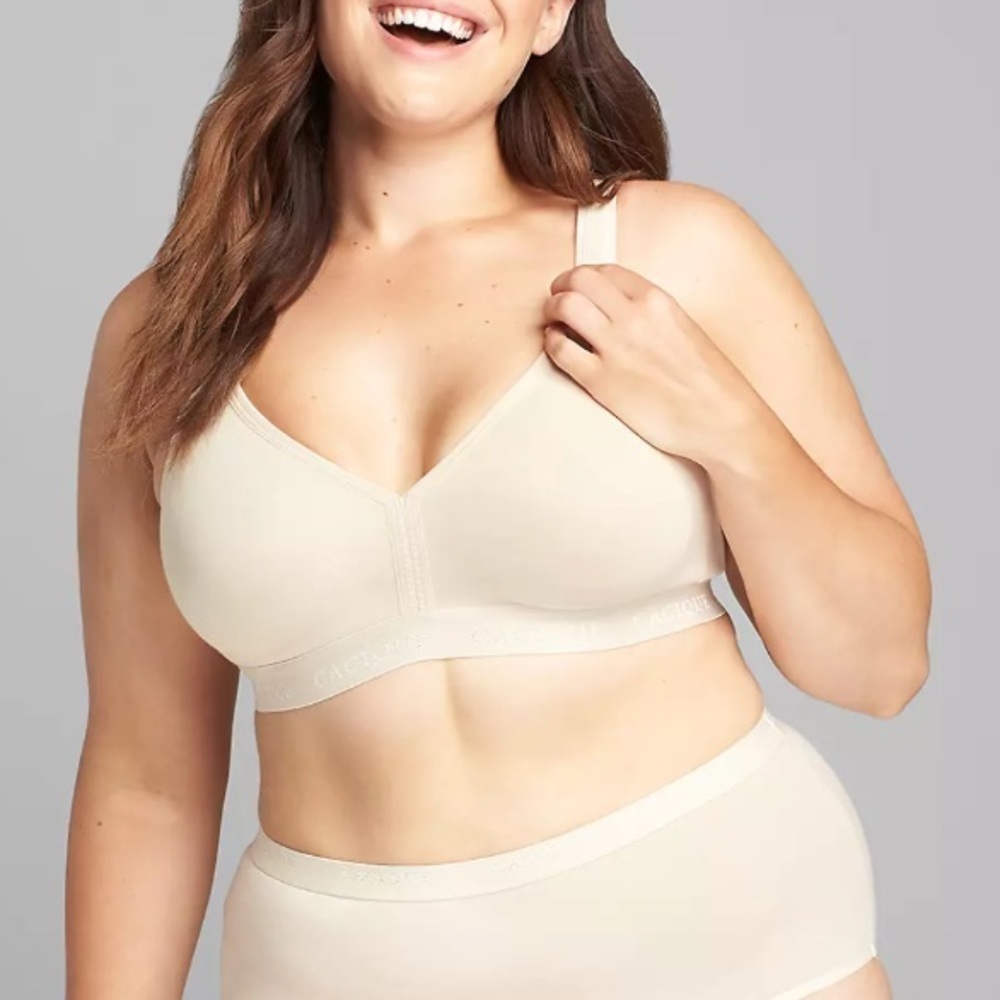 NWT Cacique Cotton Unlined No-Wire Bra